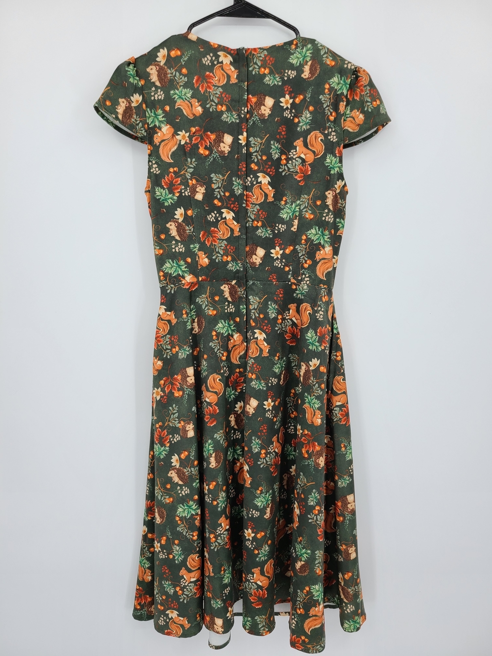 Voodoo Vixen Cottagecore Squirrel Midi Dress Size XS/2 - Picture 13 of 14